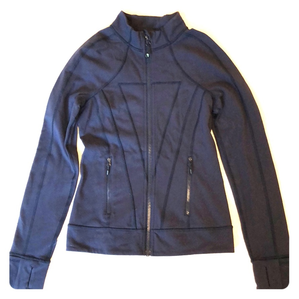 Ivivva Navy Perfect Your Practice Jacket size 12